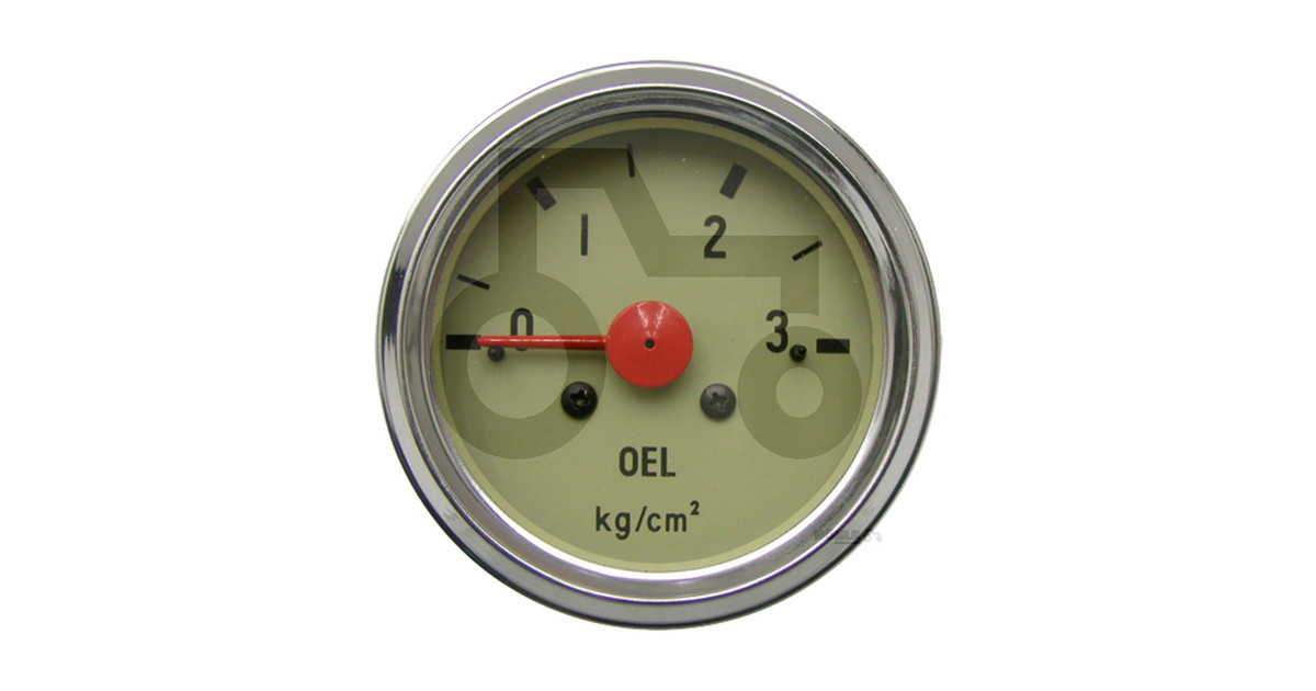 Öldruckmanometer mechanisch, Einbaumaß 60 mm 0 - 3 bar - Hönle