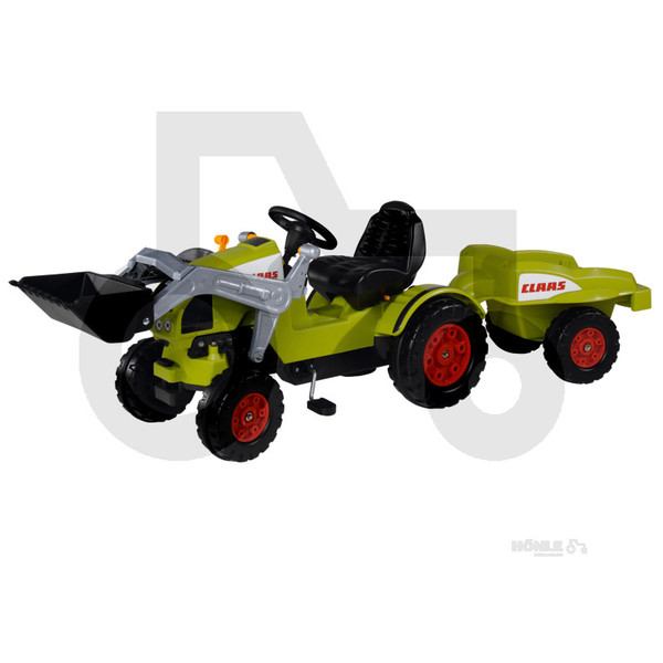 BIG Trettrecker mit Frontlader und Trailer, Claas Celtis